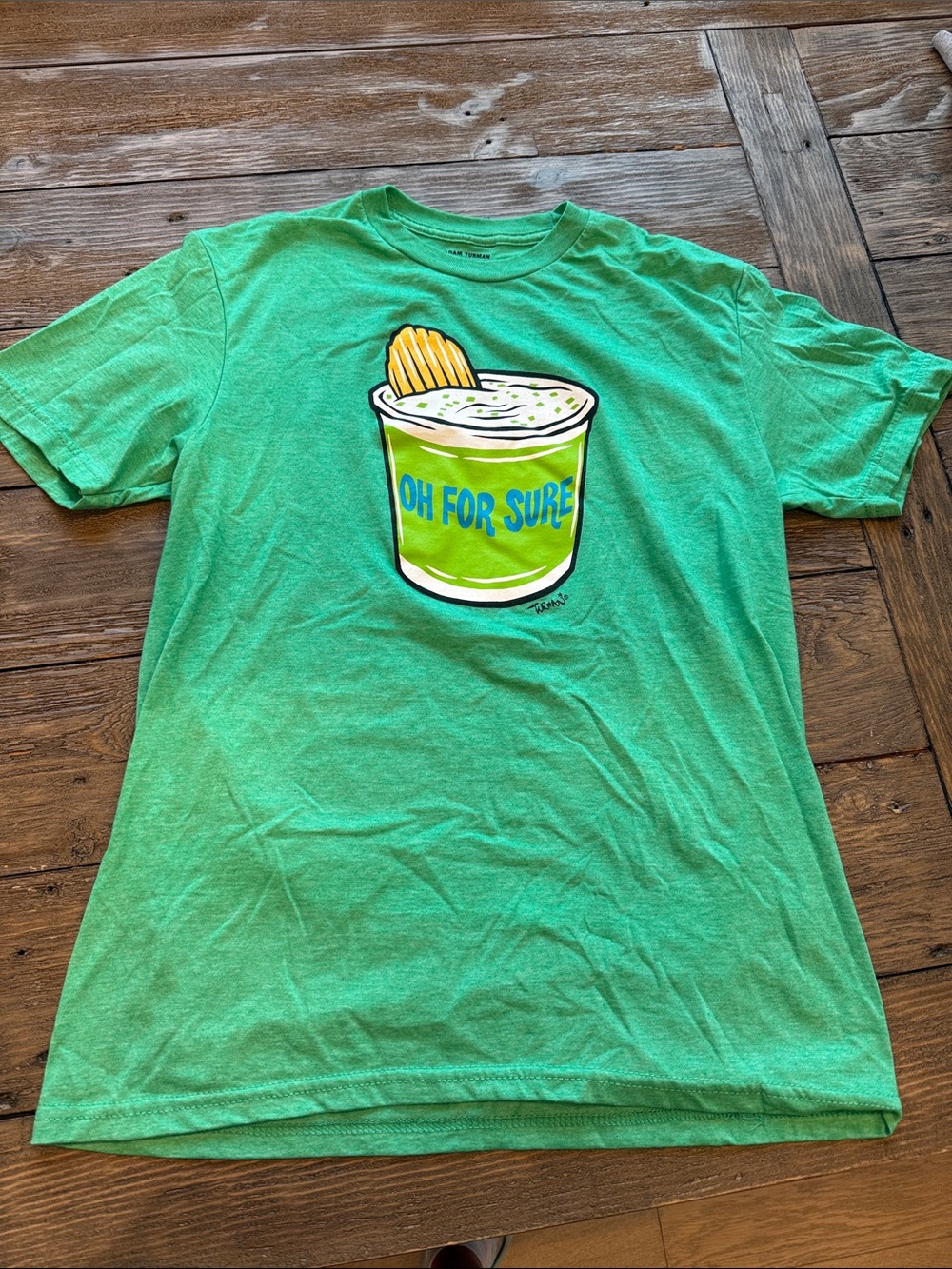 Oh For Sure Green Graphic Tee - Women's Short Sleeve